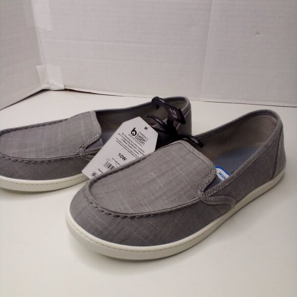 Time And Tru Moc Toe Surf Sneakers Women 10W 10 Wide Slide On Gray - Picture 7 of 14